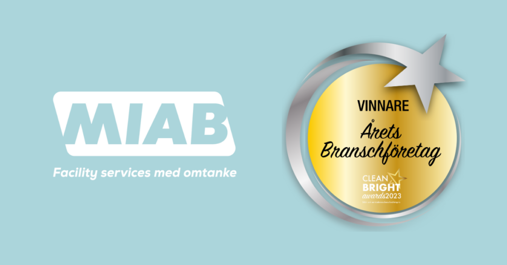 Clean Bright Awards. Årets Branschföretag.